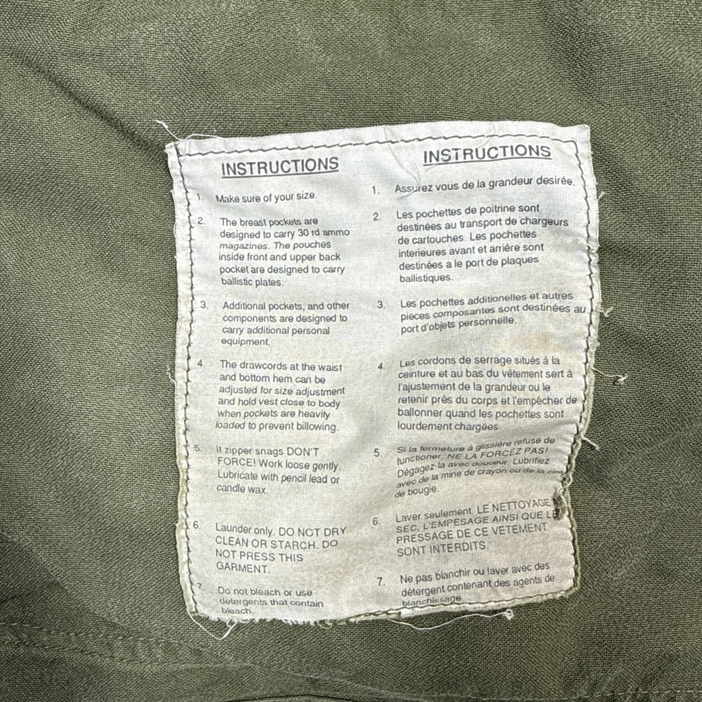 Pacific Body Armour Vest Tactical Load Bearing Small/Medium Green VEST ONLY 90s - Picture 6 of 11